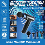 ITEM NUMBER 023362L MAGNUM MASSAGE GUN - STORE SURPLUS NO DISPLAY 3 PIECES PER PACK