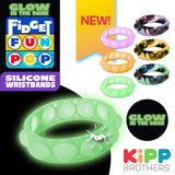 ITEM NUMBER 022871L GID FIDGET POP BRACELETS - STORE SURPLUS NO DISPLAY 24 PIECES PER PACK