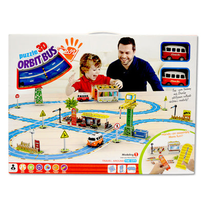 ITEM NUMBER KP1104 3-D Roadway Puzzle with Buses EA = 1 PC