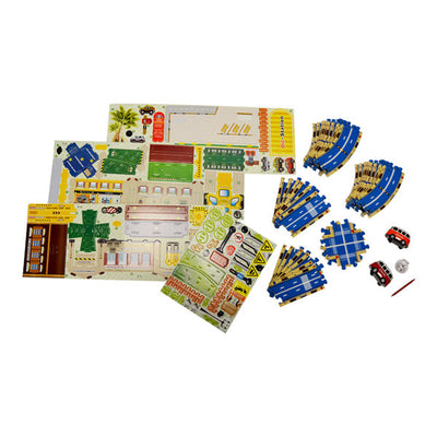 ITEM NUMBER KP1104 3-D Roadway Puzzle with Buses EA = 1 PC