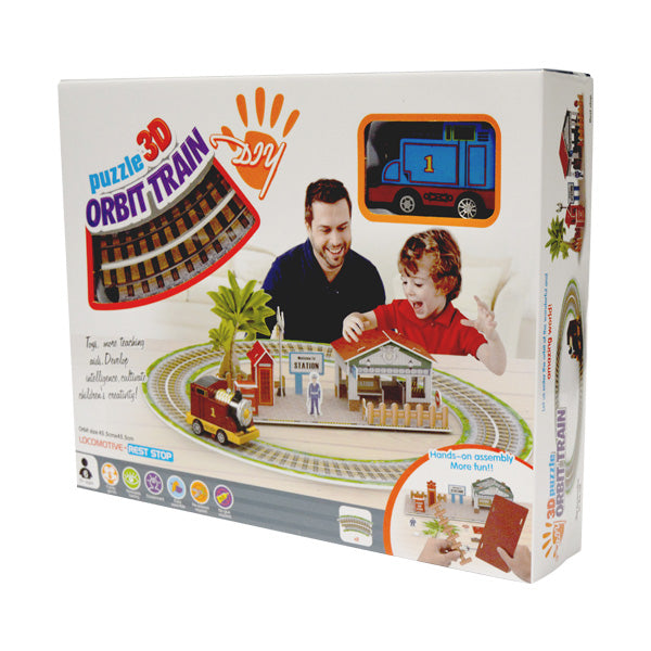 ITEM NUMBER KP1117 3-D Railway Puzzle with Train EA = 1 PC