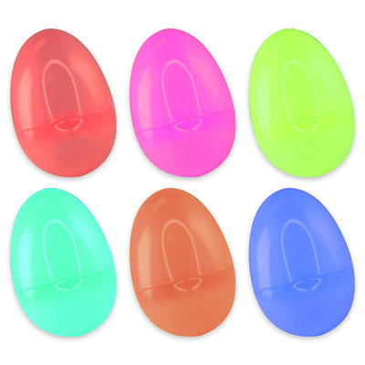 ITEM NUMBER KP1169 3" Plastic Easter Eggs BG = 6 PCS