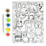 ITEM NUMBER KP3292 Wild Animal DIY Paint & Canvas Kit BG = 4 PCS