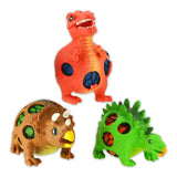 ITEM NUMBER KP3383 Dinosaur Mesh Squeeze Slime Balls BX = 12 PCS BULK PRODUCT