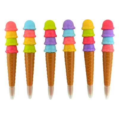 ITEM NUMBER KP3408 Ice Cream Cone Pens BX = 24 PCS