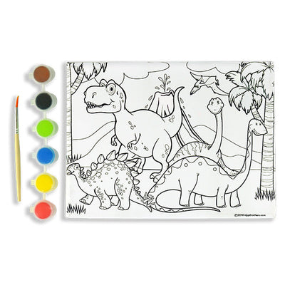 ITEM NUMBER KP3480 Dinosaur DIY Paint & Canvas Kit BG = 4 PCS