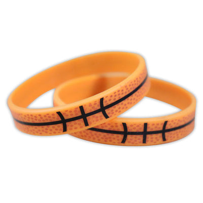 ITEM NUMBER KP3600 Basketball Silicone Wristbands BG = 12 PCS
