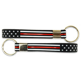 ITEM NUMBER KP3607 Thin Red Line Firefighter Key Rings BG = 12 PCS