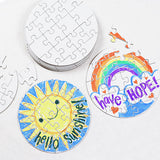 ITEM NUMBER KP4100 DIY Circle Puzzle Class Pack BG = 24 PCS