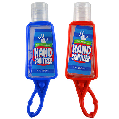 ITEM NUMBER KP4106L HAND SANITIZER WITH SILICONE HOLDER  - STORE SURPLUS NO DISPLAY 12 PIECES PER PACK