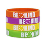 ITEM NUMBER KP4171L BE KIND SILICONE WRISTBAND  - STORE SURPLUS NO DISPLAY 24 PIECES PER PACK STORE SURPLUS