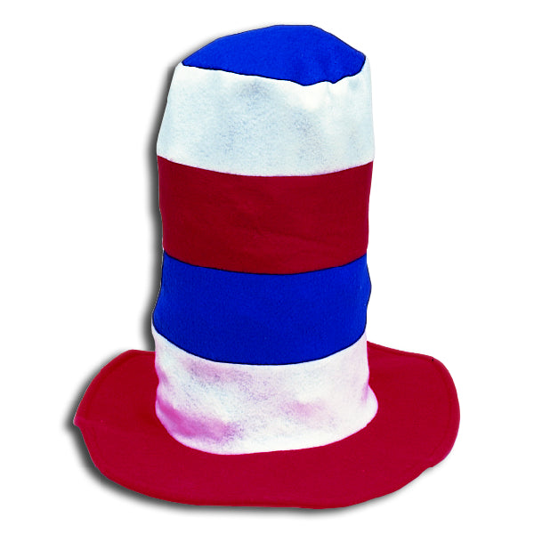 ITEM NUMBER NB 4162/G Red - White - Blue Stove Pipe Hat BG = 1 PC
