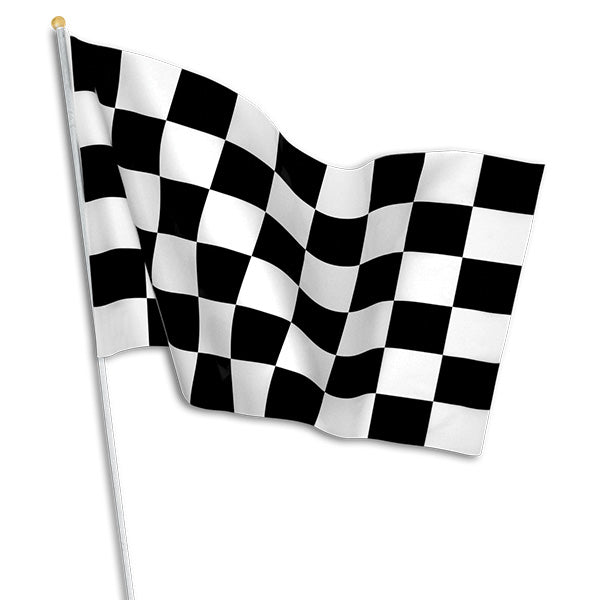 ITEM NUMBER NC 4856 11" X 17" Checkered Flags BG = 12 PCS