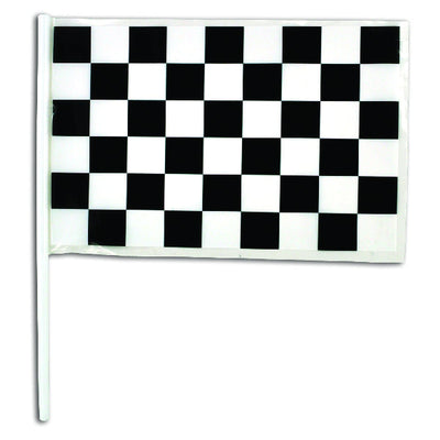 ITEM NUMBER NC 8424 4" x 6" Checkered Flags BG = 12 PCS