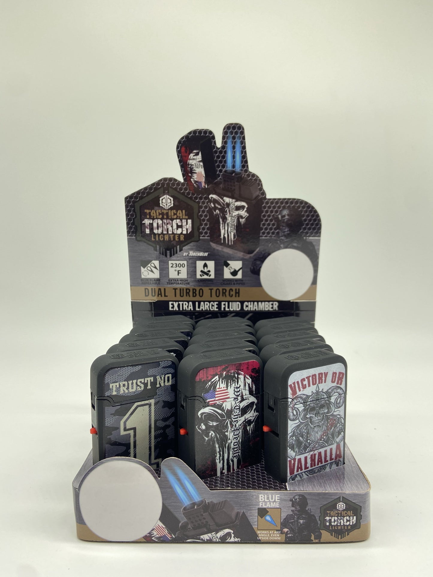 ITEM NUMBER 023087 TACGEAR TORCH LIGHTER 15 PIECES PER DISPLAY