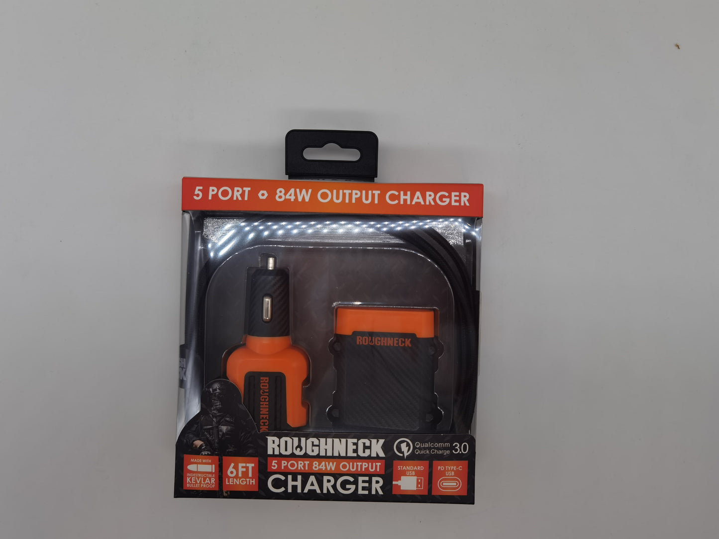 ITEM NUMBER 022914 ROUGHNECK CHARGER 4 PIECES PER DISPLAY