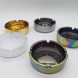 ITEM NUMBER 041466 PLATED GLASS ASHTRAY 5 PIECES PER DISPLAY