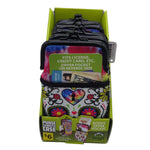 ITEM NUMBER 041459 NEOPRENE CIG POUCH ZIPPER 6 PIECES PER DISPLAY WHOLESALE