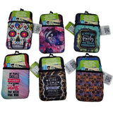 ITEM NUMBER 041459 NEOPRENE CIG POUCH ZIPPER 6 PIECES PER DISPLAY WHOLESALE