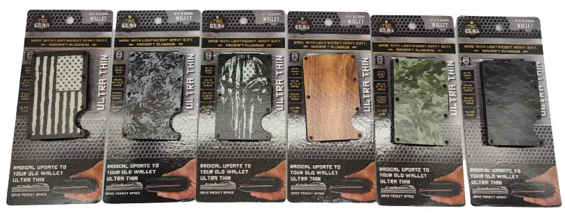 ITEM NUMBER 023147L TAC GEAR METAL WALLET - STORE SURPLUS NO DISPLAY 6 PIECES PER PACK STORE SURPLUS