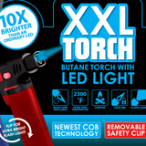 ITEM NUMBER 022225MN BUTANE TORCH LED LIGHT 12 PIECES PER DISPLAY