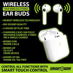 ITEM NUMBER 023636 GG TWS EARBUDS B 3 PIECES PER PACK WHOLESALE
