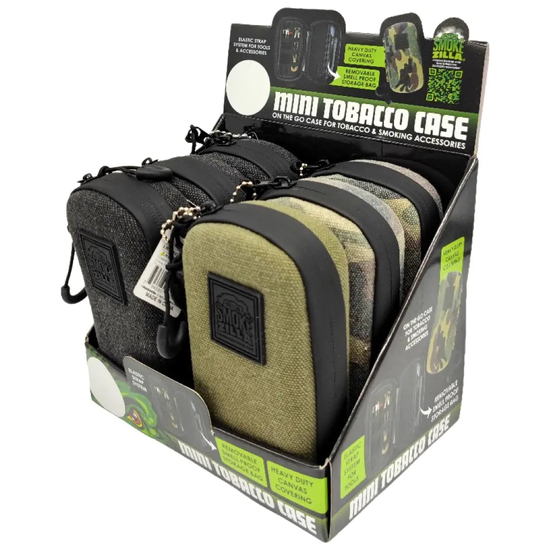 ITEM NUMBER 023293 SMALL TOBACCO BAG MIX B 6 PIECES PER DISPLAY WHOLESALE