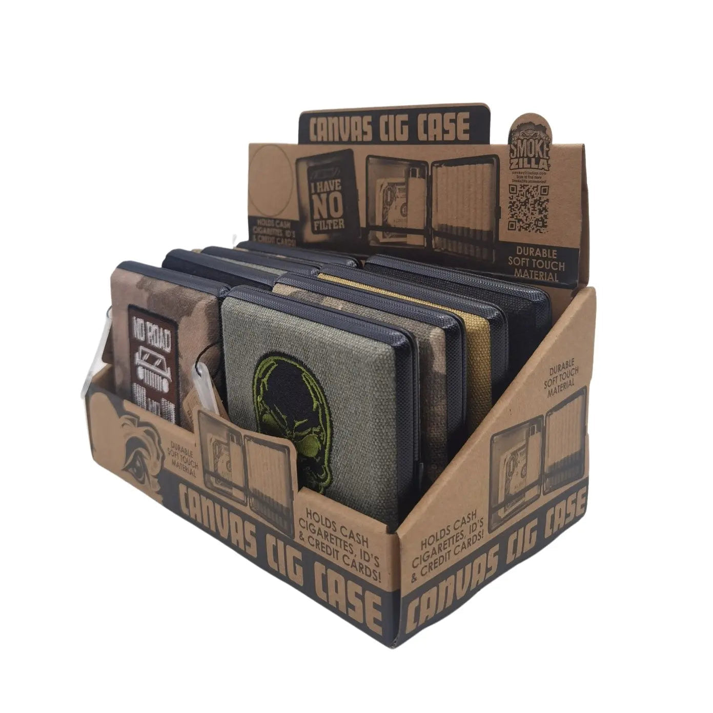 ITEM NUMBER 023051 CANVAS CIG CASE 8 PIECES PER DISPLAY WHOLESALE