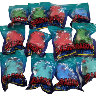 ITEM NUMBER 022717L IN OUT DINO TOY - STORE SURPLUS NO DISPLAY 12 PIECES PER PACK